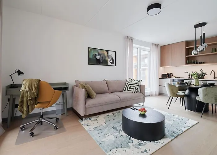 Appartement Kotzebue - Sleek&moody, Dark Green&black Tallinn